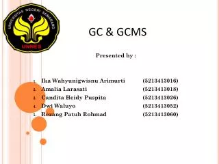 gc gcms