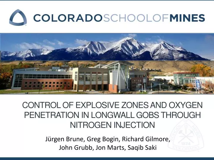 control of explosive zones and oxygen penetration in longwall gobs through nitrogen injection