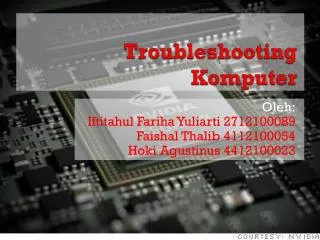 troubleshooting komputer