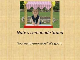 nate s lemonade stand