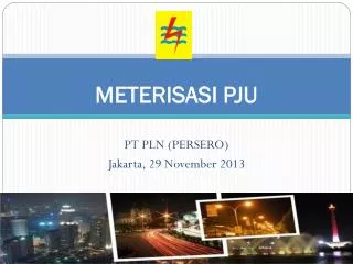 meterisasi pju