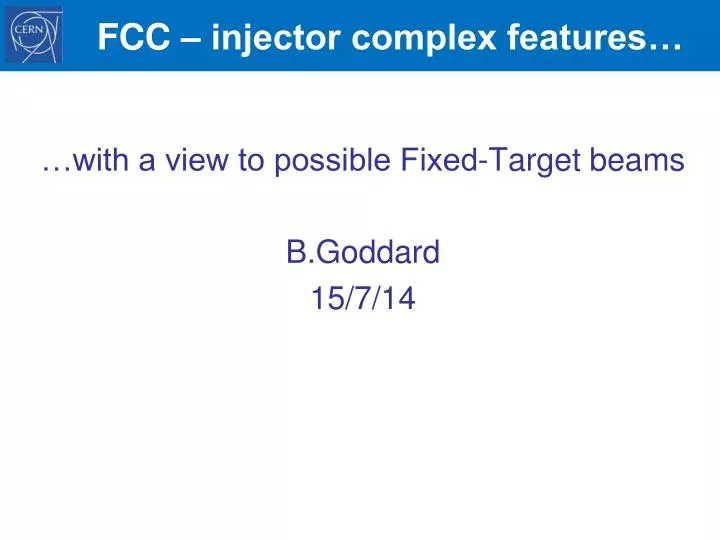 fcc injector complex features
