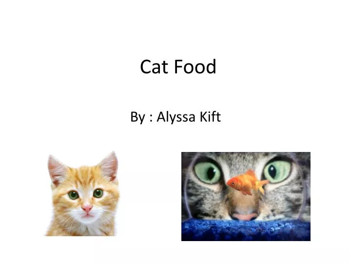 cat food