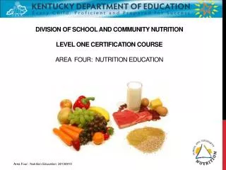 Importance of Nutrition Education