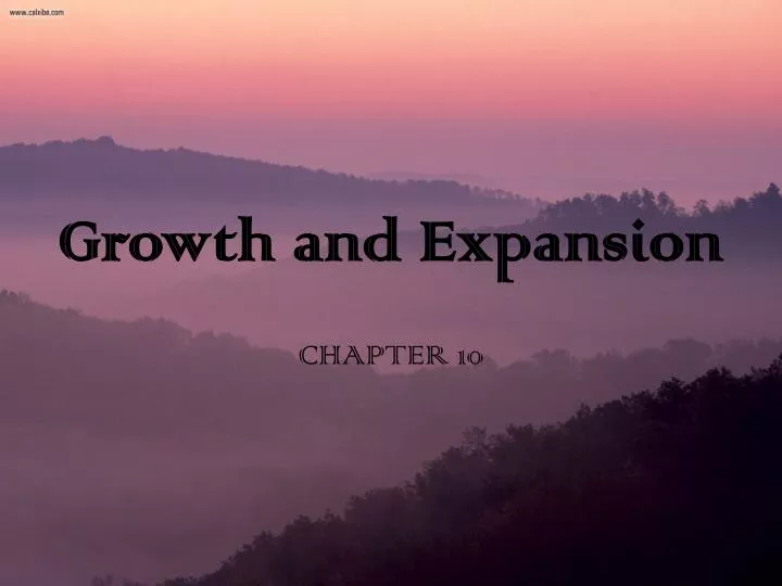 growth and expansion