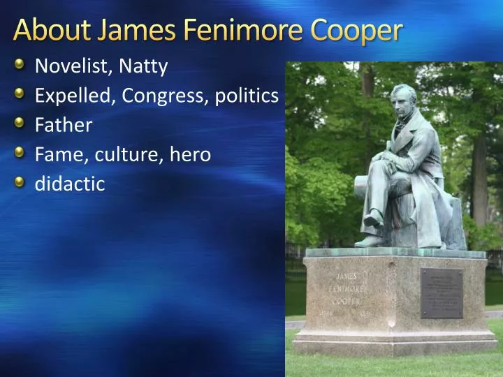 about james fenimore cooper