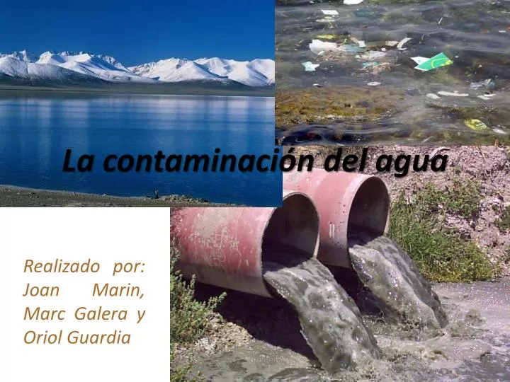 la contaminaci n del agua