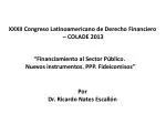 XXXII Congreso Latinoamericano de Derecho Financiero – COLADE 2013