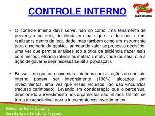 controle interno