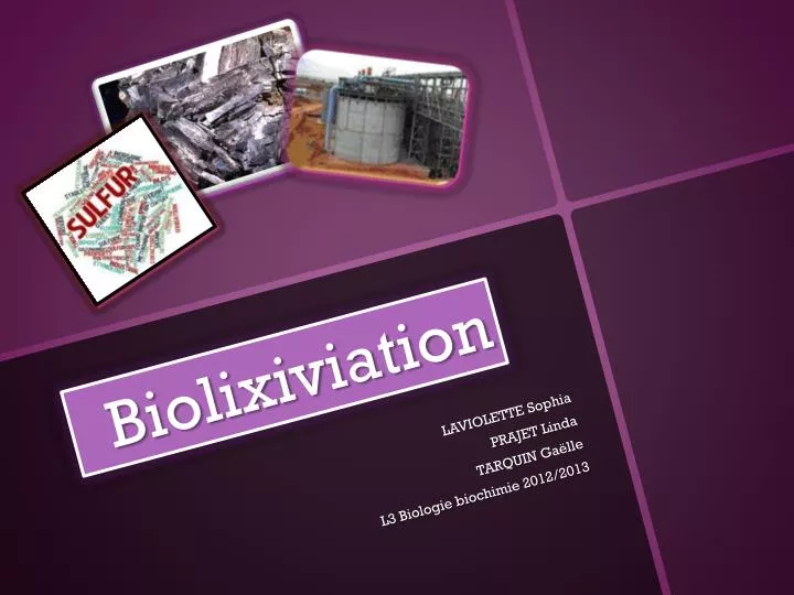 biolixiviation