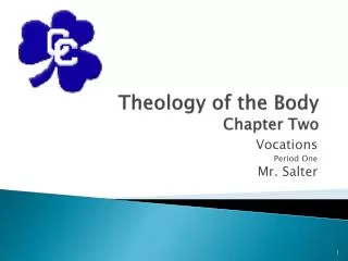 Theology of the Body Chapter Two