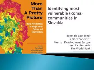 Identifying most vulnerable (Roma) communities in Slovakia