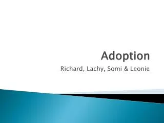 Adoption