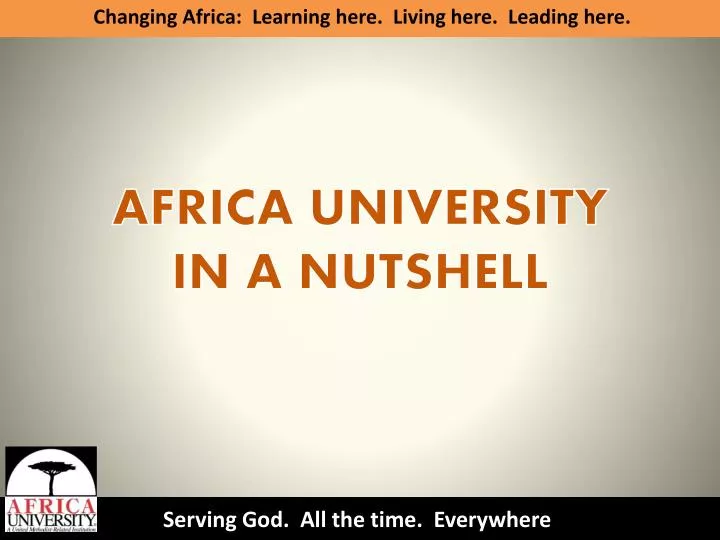 africa university in a nutshell