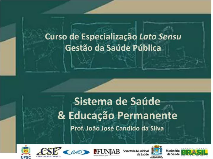 curso de especializa o lato sensu gest o da sa de p blica