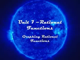 unit 7 rational functions