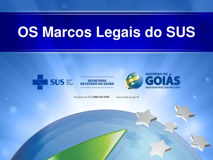 os marcos legais do sus