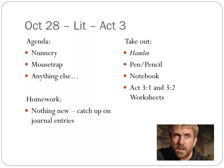 oct 28 lit act 3