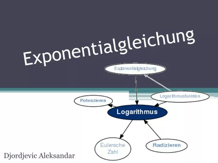 exponentialgleichung