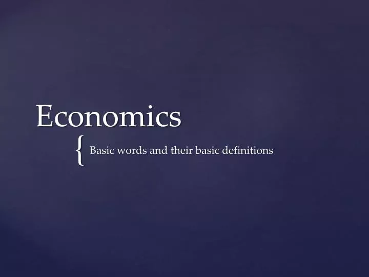 economics