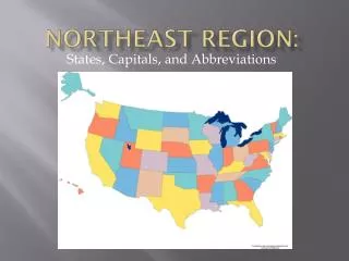 Northeast region: