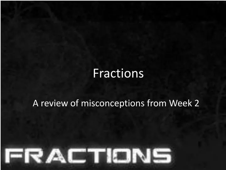 fractions