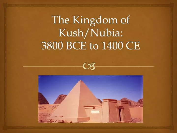 the kingdom of kush nubia 3800 bce to 1400 ce