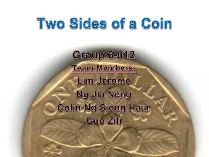 two sides of a coin