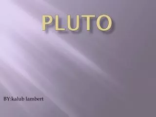pluto