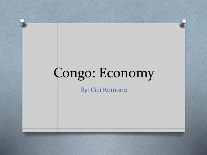 congo economy