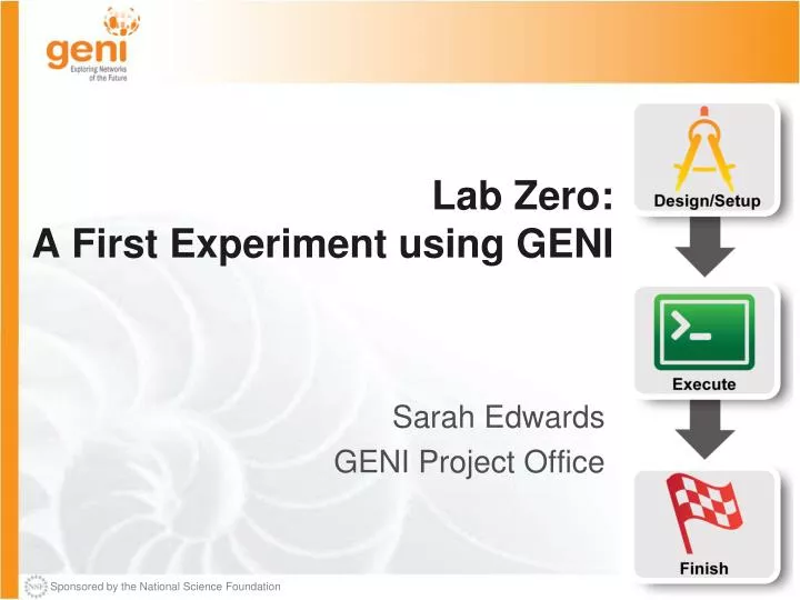lab zero a first experiment using geni