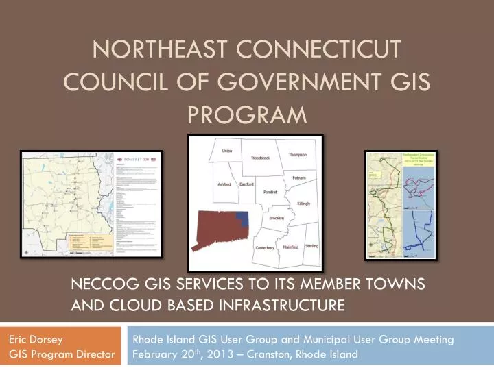 northeast connecticut council of government gis program