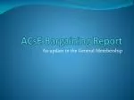 ACsE Bargaining Report - slide 1