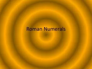 Roman Numerals