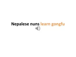 Nepalese nuns learn gongfu