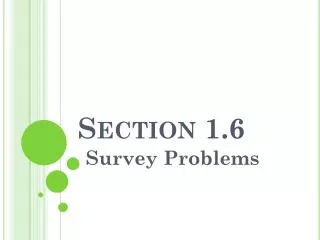 Section 1.6