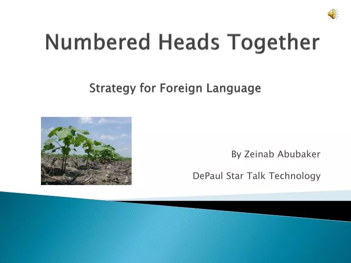 numbered heads together strategy for foreign language