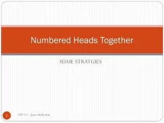 Numbered Heads Together