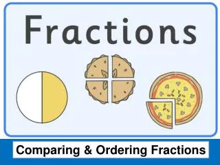 Comparing &amp; Ordering Fractions