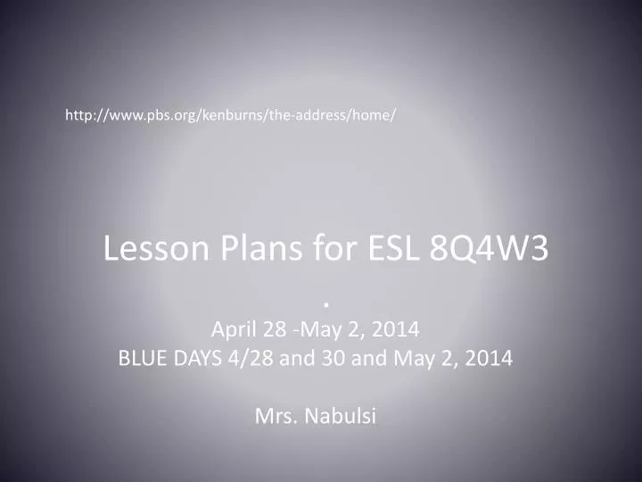 lesson plans for esl 8q4w3