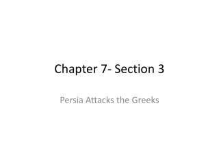Chapter 7- Section 3
