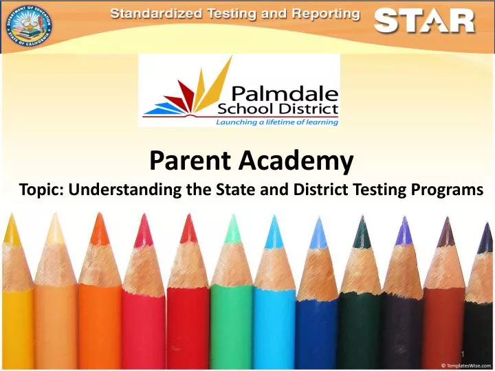 parent academy topic understanding the state and district testing programs