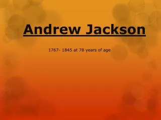 andrew jackson