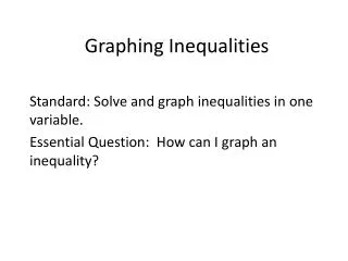 graphing inequalities