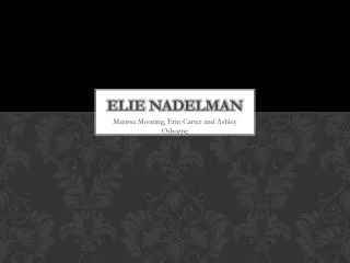 Elie nadelman