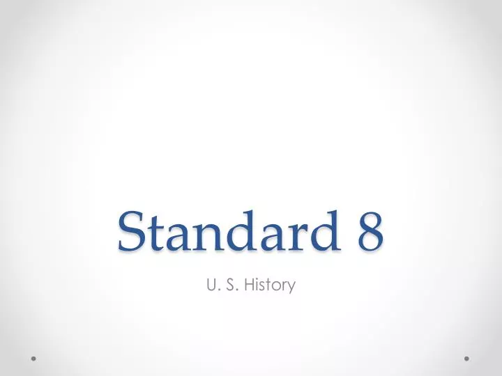 standard 8