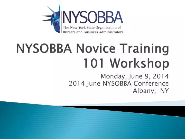 nysobba novice training 101 workshop