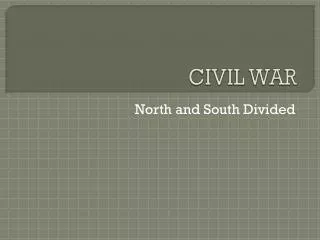 civil war