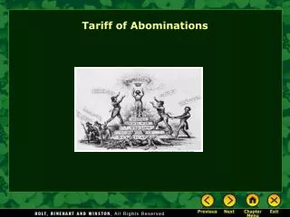 Tariff of Abominations