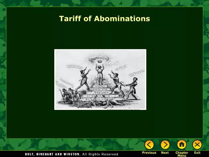 tariff of abominations